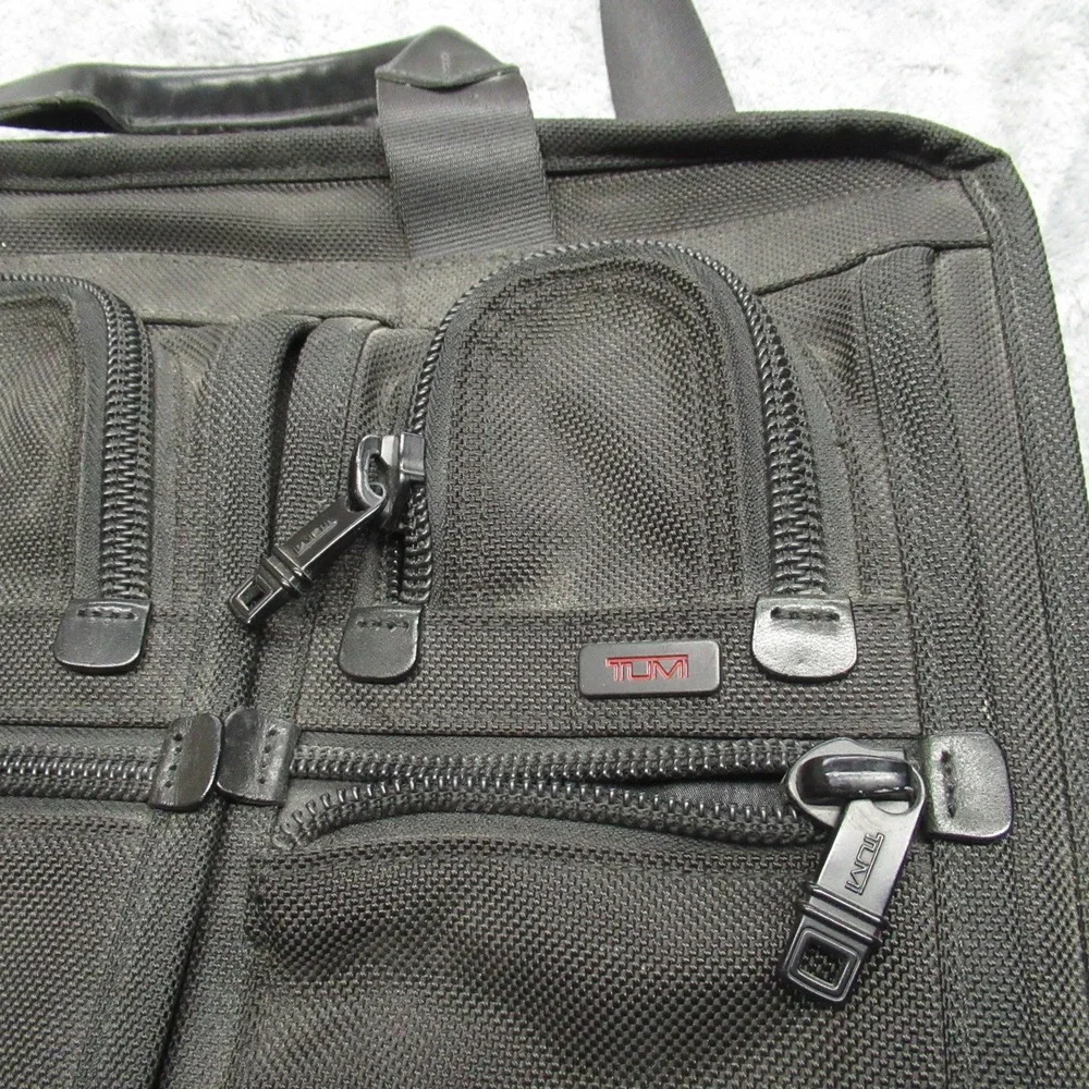 Tumi T Pass Laptop Briefcase Blk Ballistic Nylon Checkpoint Friendly Laptop Work